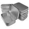 12 Pcs Metal Hinged Tin Box Container Mini Portable Small