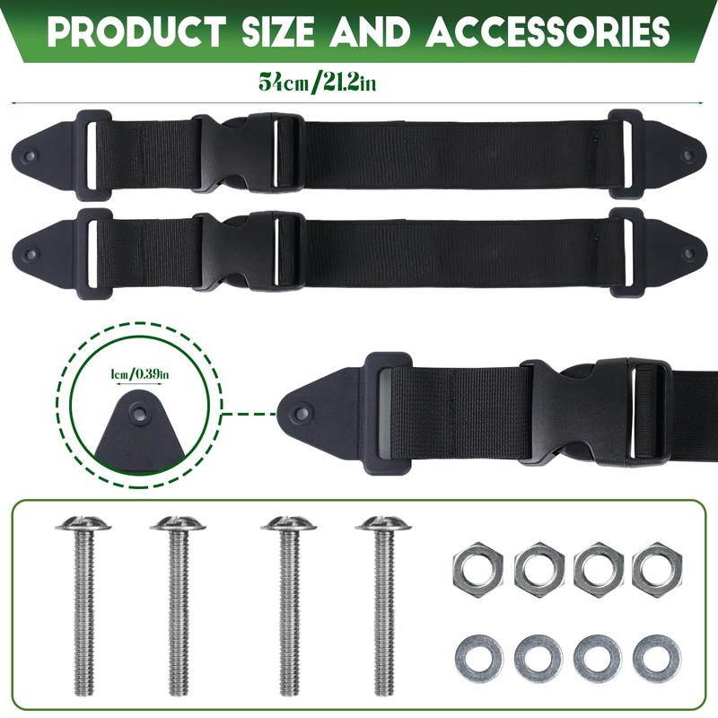 TEASIK 2pcs Trash Can Lid Lock,Trash Can Locks for Animals,