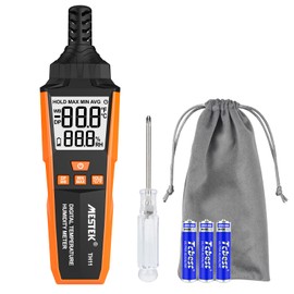 MESTEK Thermo-Hygrometer, 4-in-1 Hygrometer Thermometer Indoor/Outdoor, Measurement Temperature Humidity, Dew Point Temp and Humidity Ball Temp, Portable for Home, Garden and Camping, Outdoor
