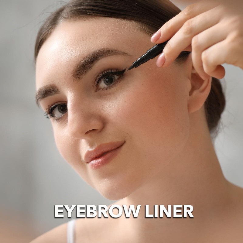 Zermat Eleganzza, Eyeliner Eyebrows and Highlighter, 0.03 Oz.