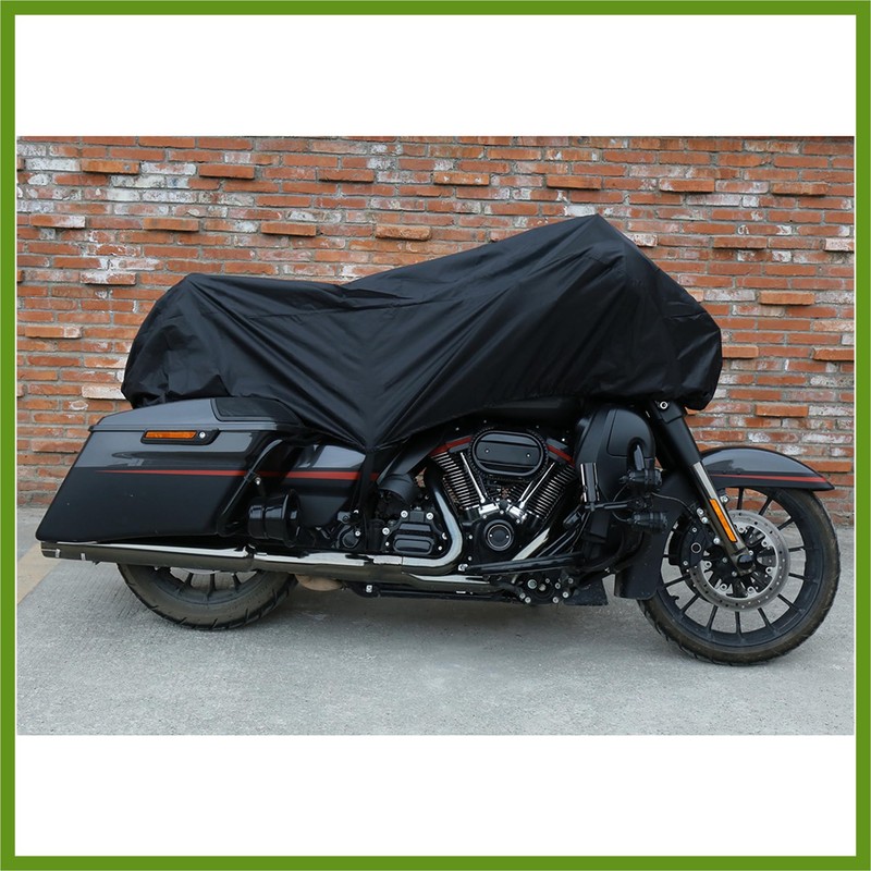 HOPESPANNER Motorcycle Cover Lightweight Half Cover Outdoor Waterproof Rain Dust