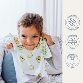 Malabar Baby Lovey Security Baby Blanket, 16 X 16 inch with Soft Plush Star on Top, Baby Toddler Towel Blanket, Avocado