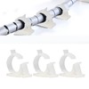 100Pcs Cable Management Clip Adjustable Adhesive PA66 Nylon Cord Organizer