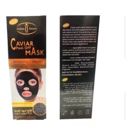 Aichun Beauty Mascarilla Puntos Negros Caviar Peel Off, 2 Tubos Con 120ml