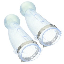 KOMBIUDA 1 Pair Horn Protected Cover Bullhorn Loop Fog Horn Protectors Door Calf Compression Sleeve Bike Horn Cattle Horn Protective Cow with Horns Light Covers Cattle Horn Cover