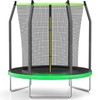 AOTOB 6 FT Kids Toddler Trampoline with Enclosure & W-Shaped