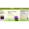 GNC Herbal Plus Milk Thistle 200mg Supplement, Vegetarian, Supports Healthy