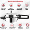 Vinod Cookware Induction Friendly Stainless Steel Sandwich Bottom Pressure Pan