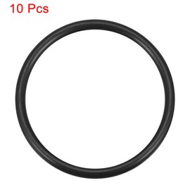 sourcing map Nitrile Rubber O-Rings 49mm OD 42mm ID 3.5mm Width, Metric Nitrile Rubber Sealing Gasket, Pack of 10