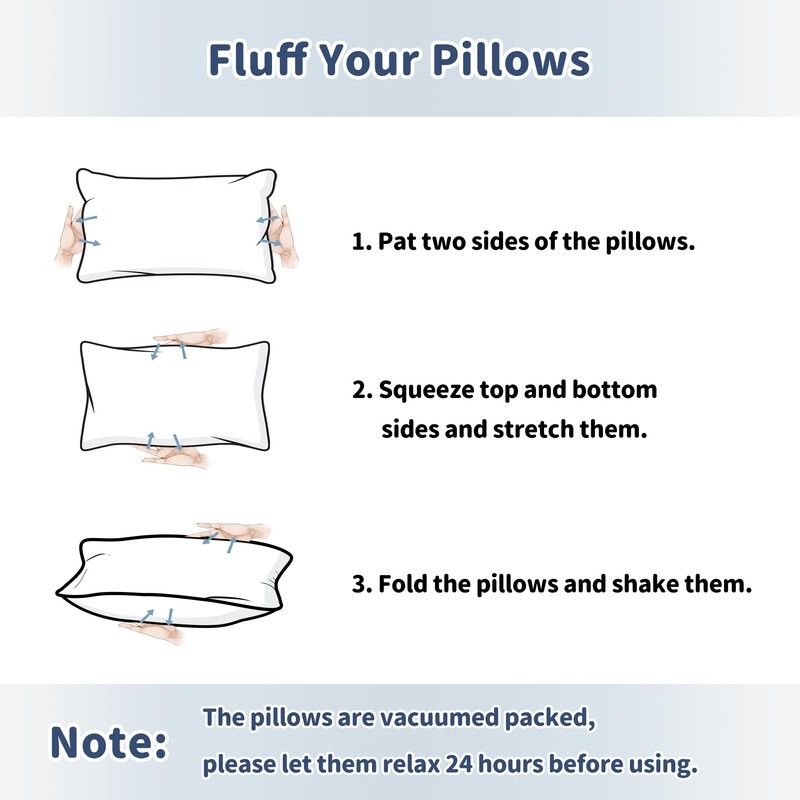 Pro Goleem Small Pillow 11"x7"x2.5" for Kids and Baby Sleeping