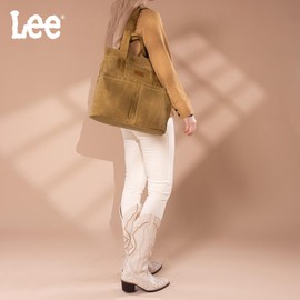 Montana West x Lee Waxed Canvas Tote Bag for Women with 2 Front Pockets Top-Handle Handbag Foldable Shoulder Bag LEE51-008KH