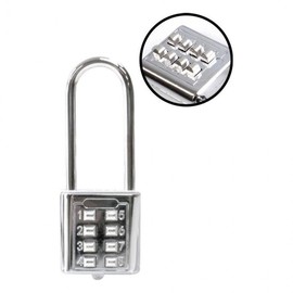 Neat Button-Type Long Number Lock for Lockers and Drawers Lock 2ea