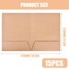 Nizirioo Kraft Paper Presentation Folder Kraft Paper: Pack of 15