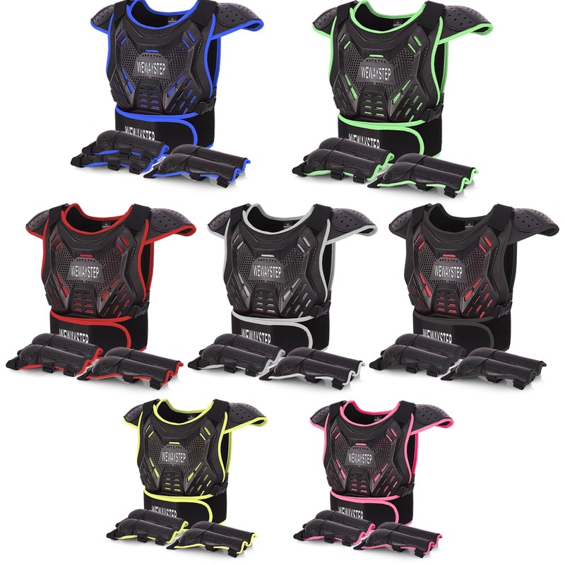 Kids' Dirt Bike Gear - Motorcycle Armor Vest with Chest,