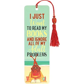 Just Want to Read Beaded Bookmark