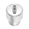 iPick Image for Lincoln Logo in White on Silver Easy-Grip