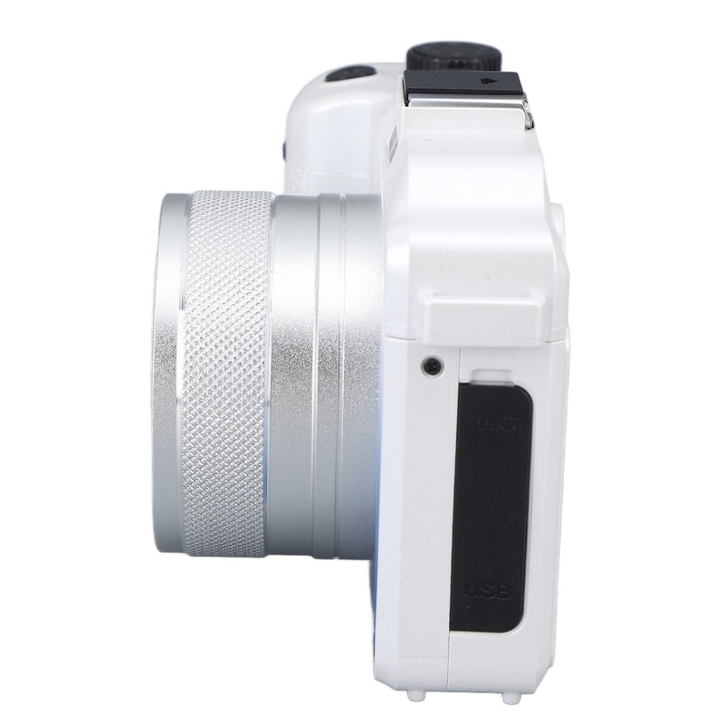 4K Digital Camera Front Rear Dual Lens 48 Megapixels 18X