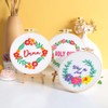 Louise Maelys 3 Sets Funny Embroidery Kits for Beginners,Cross Stitch