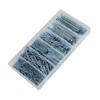 Dapetz ® 500pc Cotter Pin Assortment Set Kit, R Clips