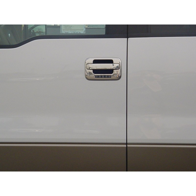 TFP 407KE Chromed Stainless Steel Door Handle Cover