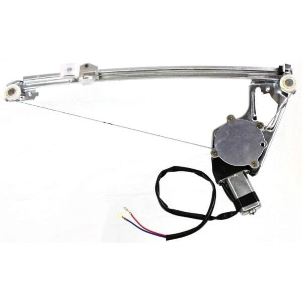 Replacement Rear, Driver Side Power Window Regulator, With Motor -