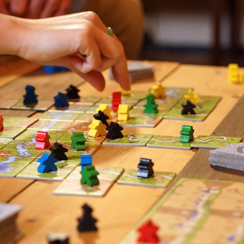 Carcassonne Board Game (BASE GAME) - Classic Tile-Laying Strategy for