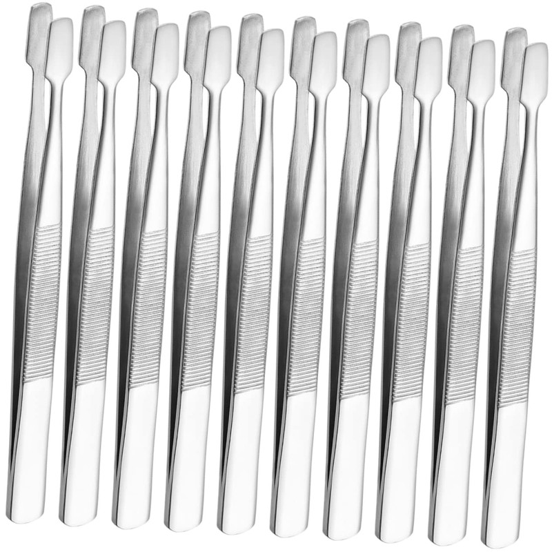 COHEALI Sets Comfy Grip Eyelash Tweezers for Stamp Collecting Multi-Purpose