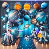 Solar System Hanging Swirl, 34pcs Space Party Decorations Outer Space