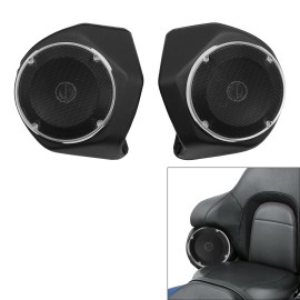 TCMT Rear King 6.5" Speakers Pods Fit For Harley Touring Road Glide 14-24