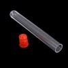 PUL FACTORY 10ml Hard Plastic Test Tube with Cap, 16x100mm,Pack