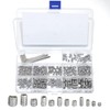EilxMag 830pcs Set Screw Assortment Kit, Standard SAE + Metric