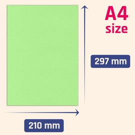 100 Sheets A4 120 g/m² Coloured Paper 5 Colours