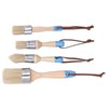4PCS Paint Brush Bristles Wooden Handle for Furniture Tables Chairs