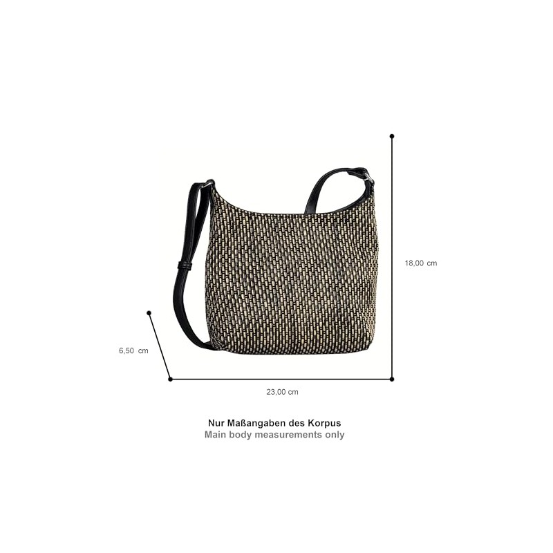 TOM TAILOR Women's Leana Shoulder Bag, Multi-Colour, multicoloured