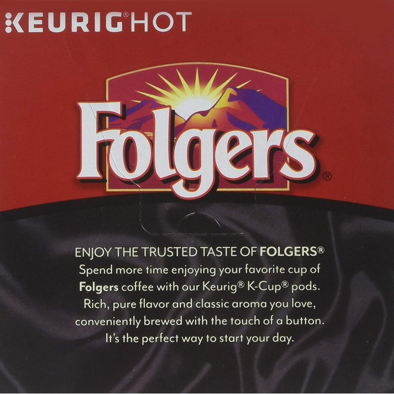 Folgers Black Silk Dark Roast Coffee, 72 K Cups for