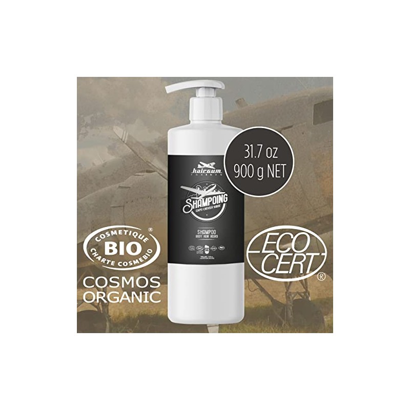 Hairgum Mens Hair & Beard Shampoo - All In One