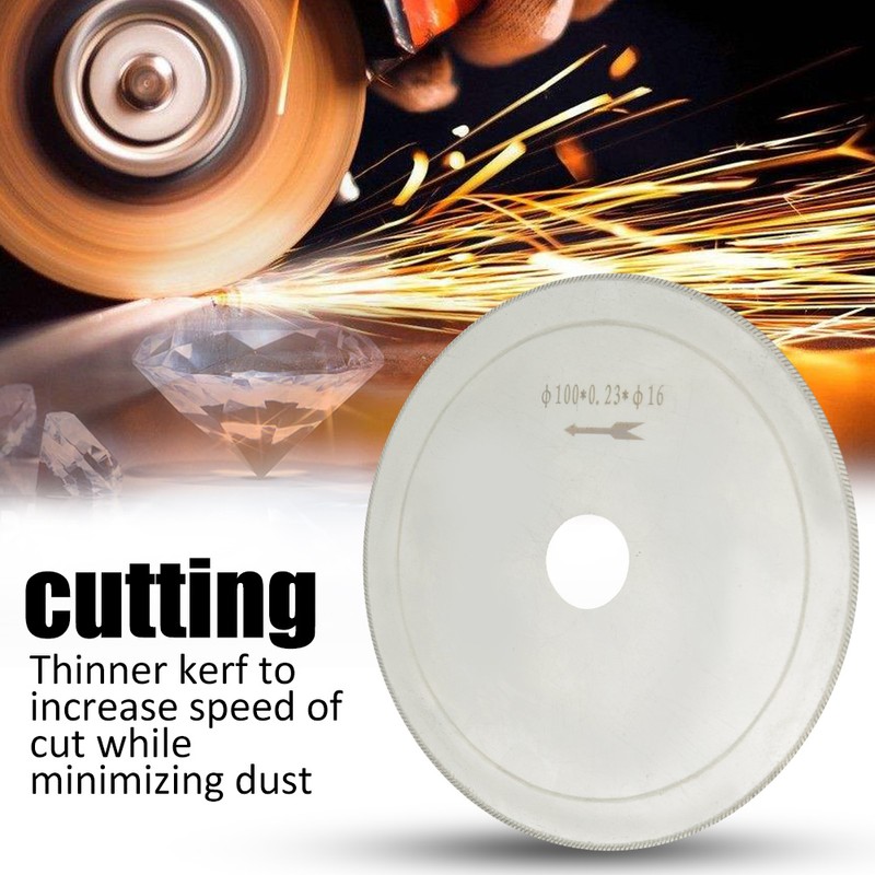10pcs Ultra Thin Diamond Lapidary Saw Blade Gems Jewelry Cutting