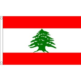 Lebanon Flag 5 x 3 FT - 100% Polyester With Eyelets FlagSuperstore©