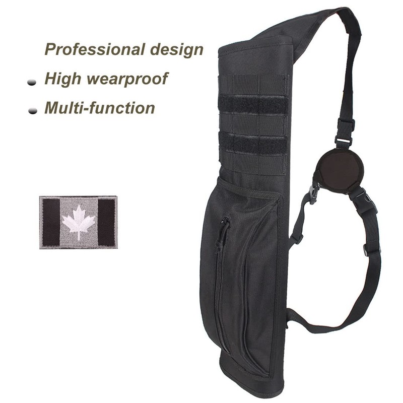 KRATARC Archery Multi-Function Back Arrow Quiver with Molle System Shoulder