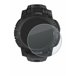 BROTECT Anti-Glare Protective Glass for Garmin Instinct 3 Solar Tactical Edition (45 mm) Protective Film Tempered Glass Matt [Scratch-Resistant 9H, Anti-Reflection]