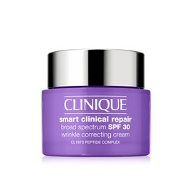CLINIQUE Smart Clinical Repair Broad Spectrum SPF 30 Wrinkle Correcting Cream with Peptides, Hyaluronic Acid + Glycerin | Protecting + Repairing, 2.5 fl. oz.