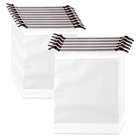 Shoe Bag, Kememo 20 PCS Travel Transparent Shoe Storage Bags Water Resistant Shoe Bags for Travelling, Suitcase Organizer Bags, Large Clear Shoes Pouch Organizer with Drawstring Rope