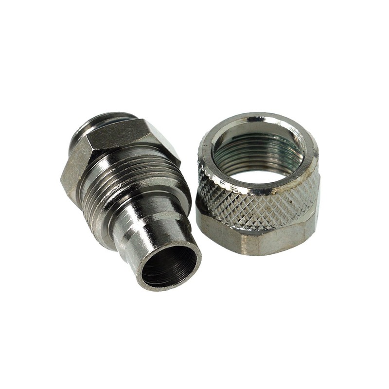 13/10mm (10x1,5mm) Anschraubtülle G1/4 - black nickel