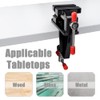 Bestgle Mini Table Clamp, Adjustable Work Bench Vise Portable Tabletop