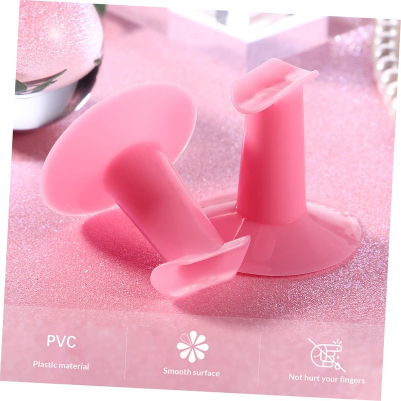 SAFIGLE 10Pcs Nail Art Finger Holder Rests for Home Salon