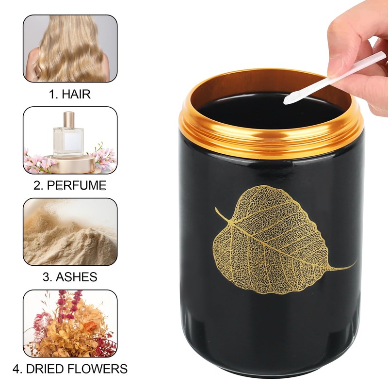 RUCUDIM Small Urns for Ashes Keepsake Urns 3'' Handicrafted Urn