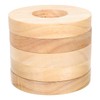 Solid Wood Lamp Base Round Table Lamp Base for Night