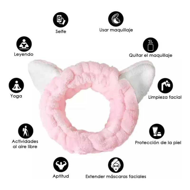 5-diademas Para Maquillaje,diadema Spa,bandas Para Cabello