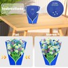 zzmorni 3D Pop-Up Flower Bouquet Greeting Cards with Note Card