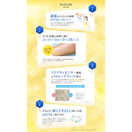 KOSE SUNCUT Ultra UV Super Perfect Gel (Super Water Proof) SPF50+/PA++++ 80 g